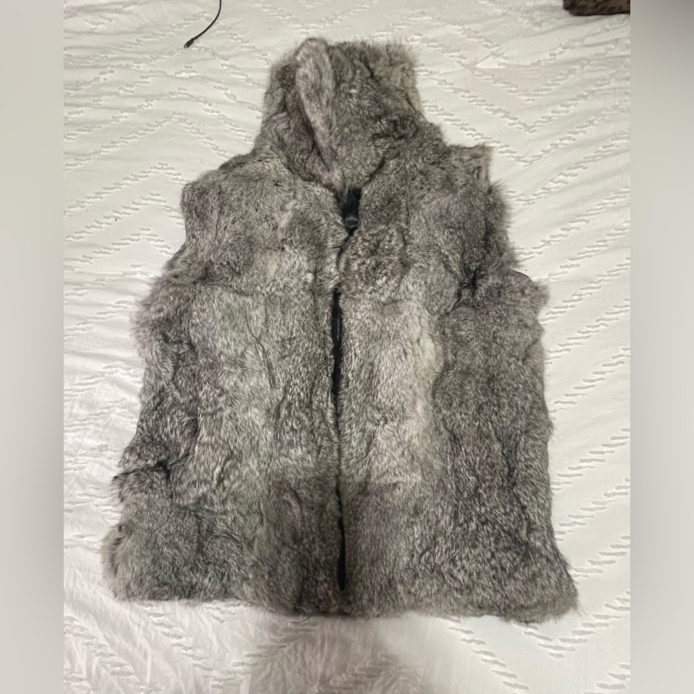 Real Rabbit Fur Vest
